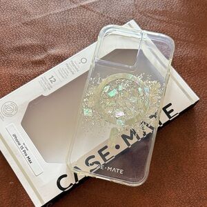 Case-Mate Iridescent Glitter Phone Case for iPhone 15 Pro Max Mag Safe